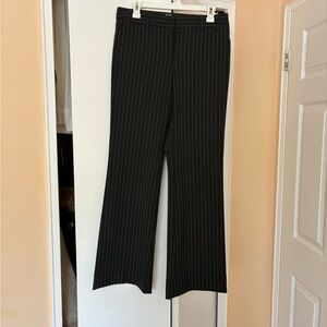 Victoria's Secret Black Striped Flare Pants